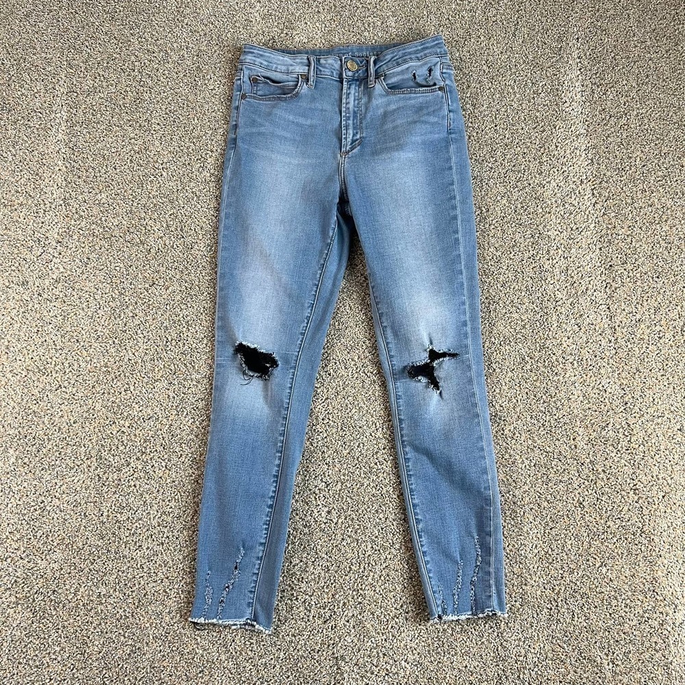 ARTICLES of Society Heather High Rise Skinny Ankle Jeans Distressed Stretch 26